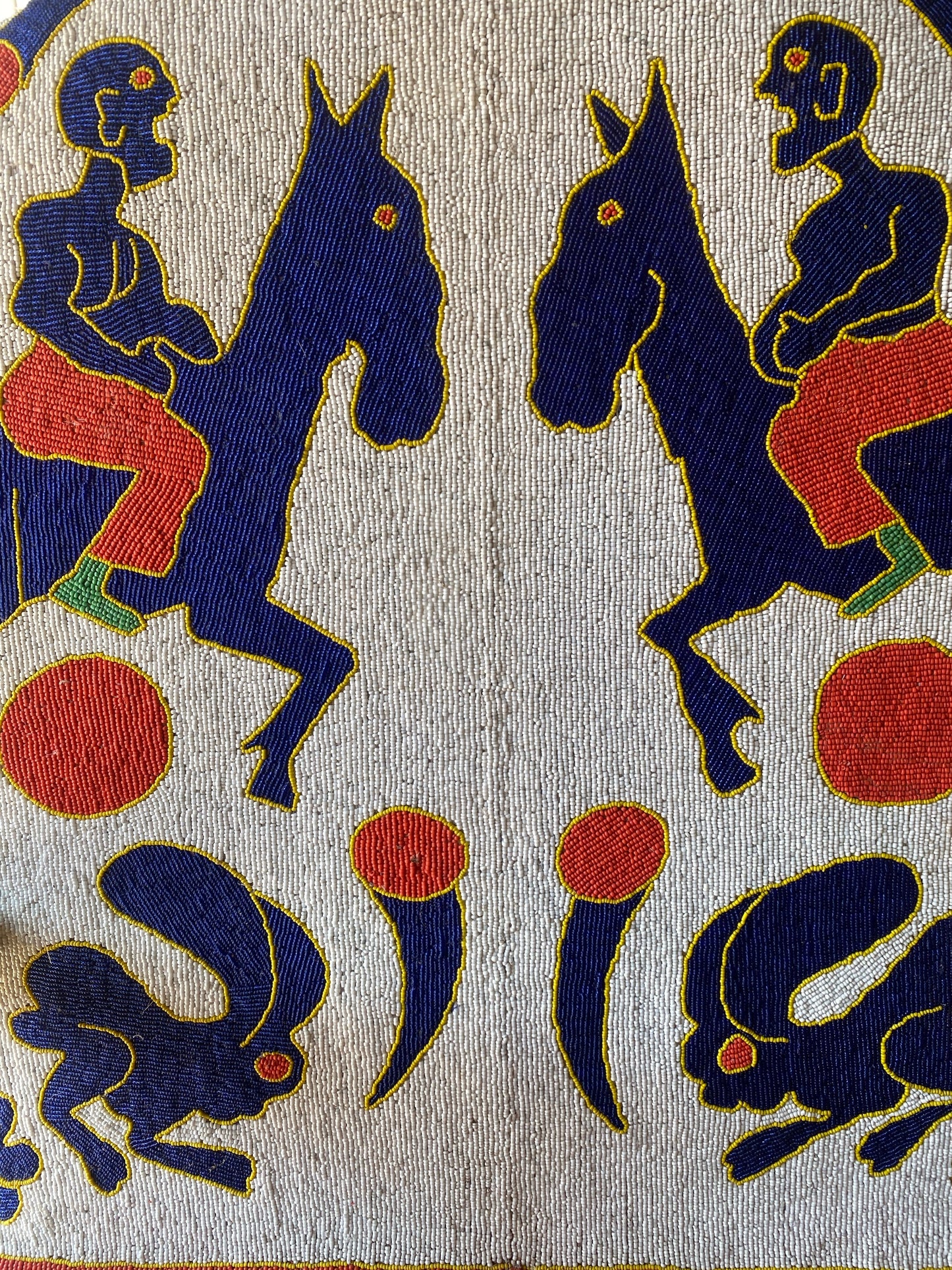 Yoruba Royal Beaded Chair