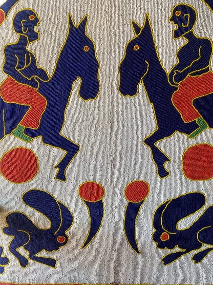 Yoruba Royal Beaded Chair