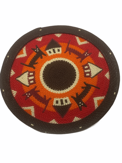 Zulu Telephone Wire Plates 32cm