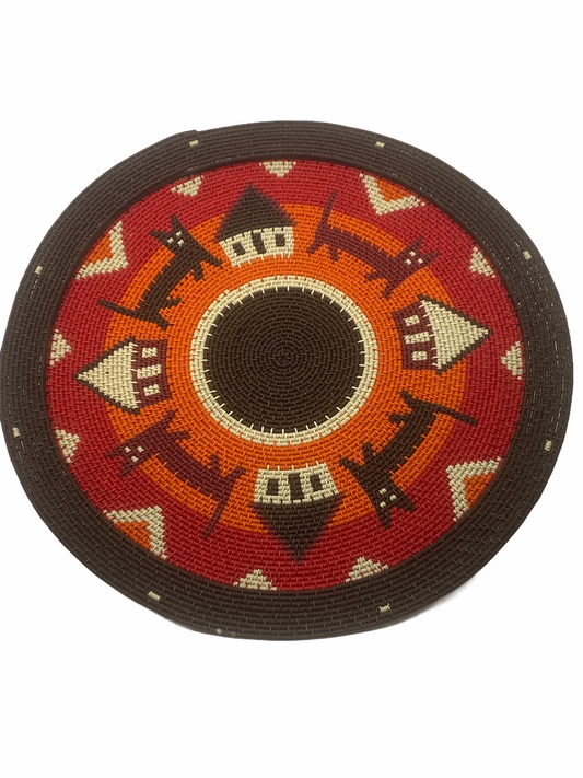 Zulu Telephone Wire Plates 32cm