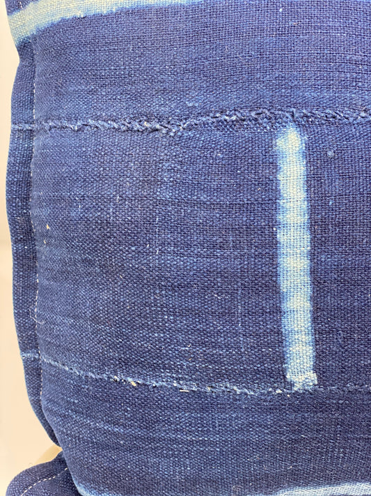 Indigo/Baule Cloth Cushions 50x50cm