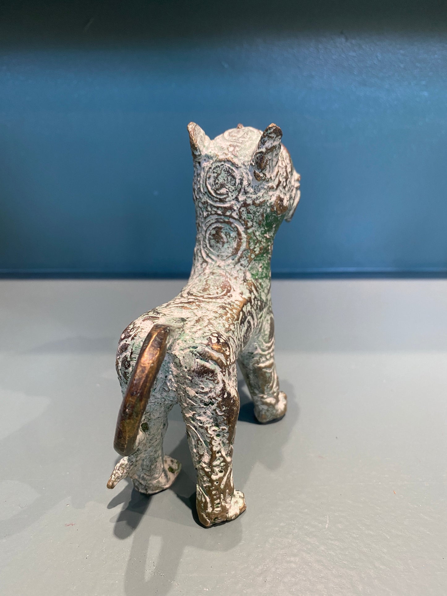 Benin Leopard sculpture - Bronze (56.02)