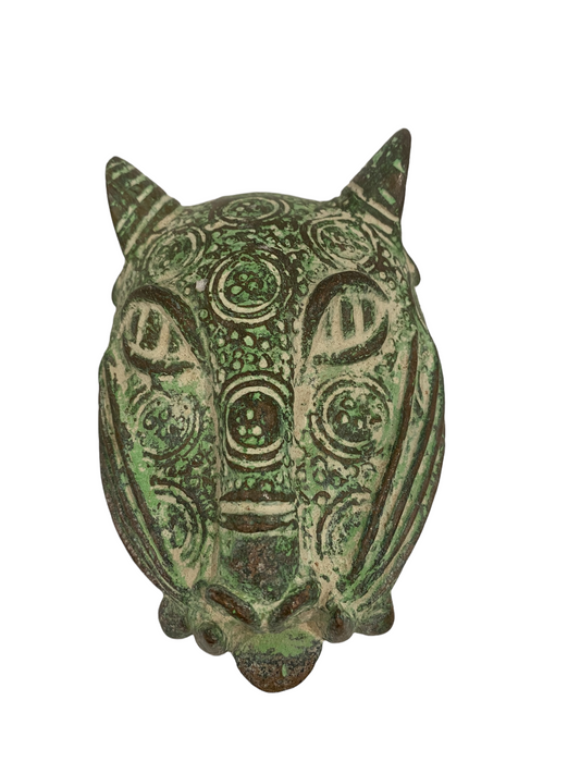 Benin Leopard Bronze - Sculpture (20.2)