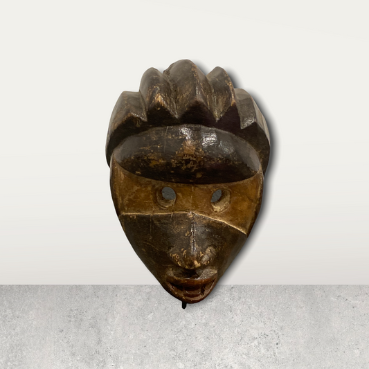Small African mask on stands