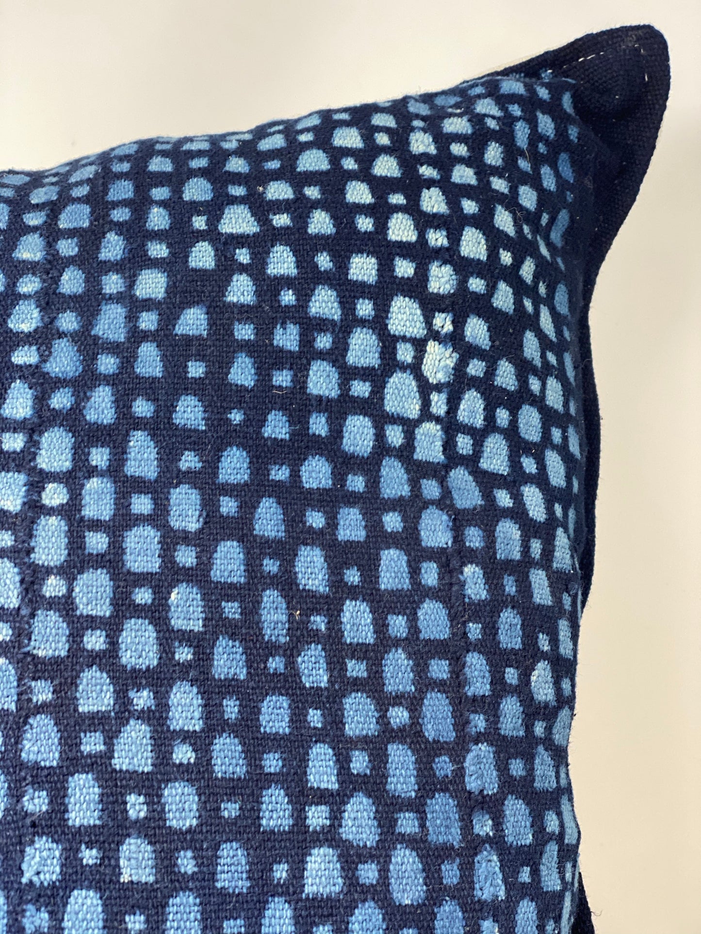 Indigo/Baule Cloth Cushions 60x60cm