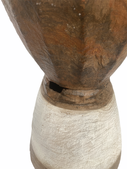 Lozi Grain Stomper Stool/Side Table - Zambia