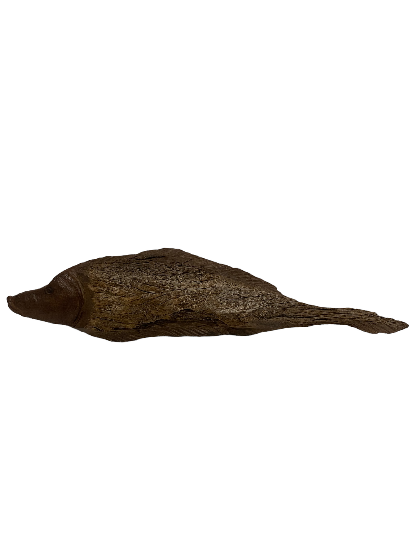 Driftwood Hand Carved Fish - (13.4) Large