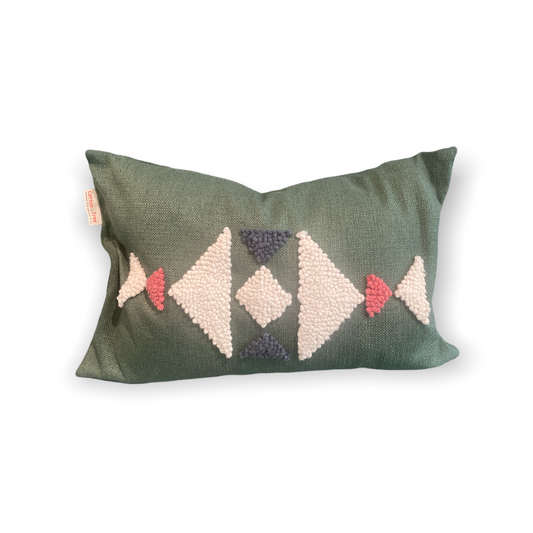 Punch Needle Cushion Cover - CW09 - AfriScandi Pattern 8