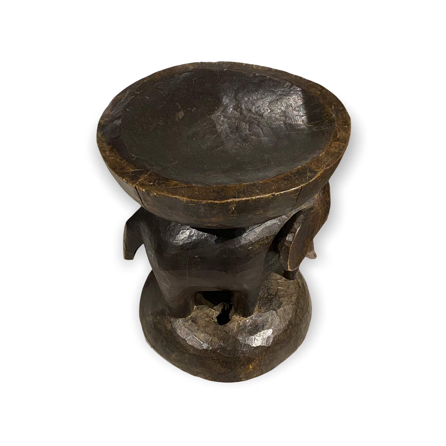 Tonga Stool - Old Elephant hand carved (04)