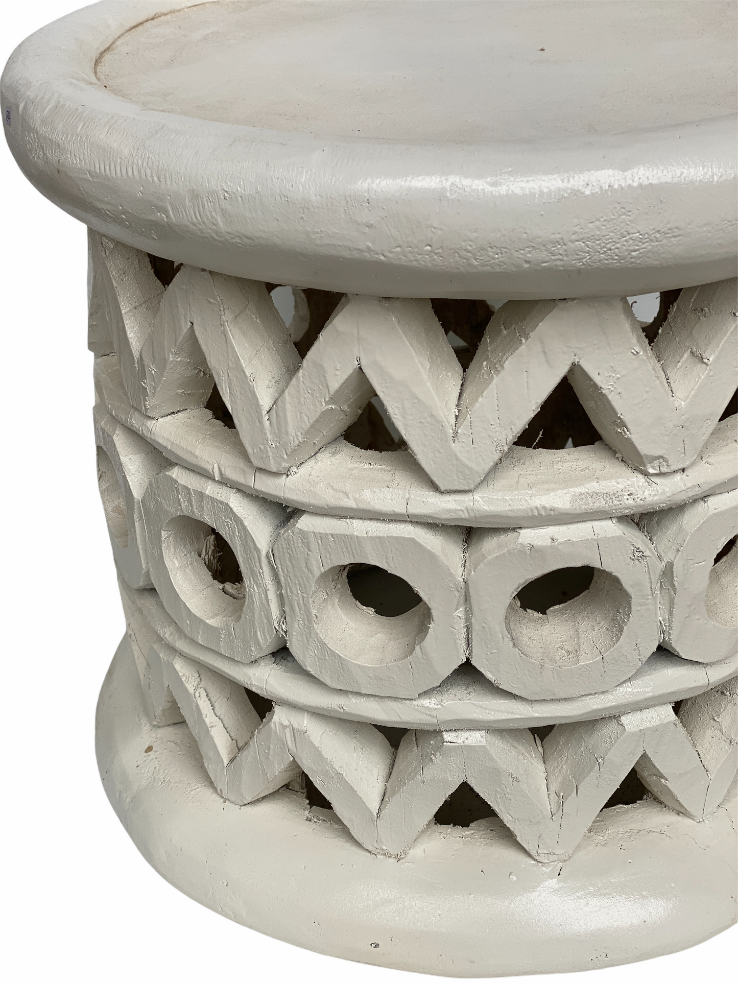 Bamileke Table - 48cm - White