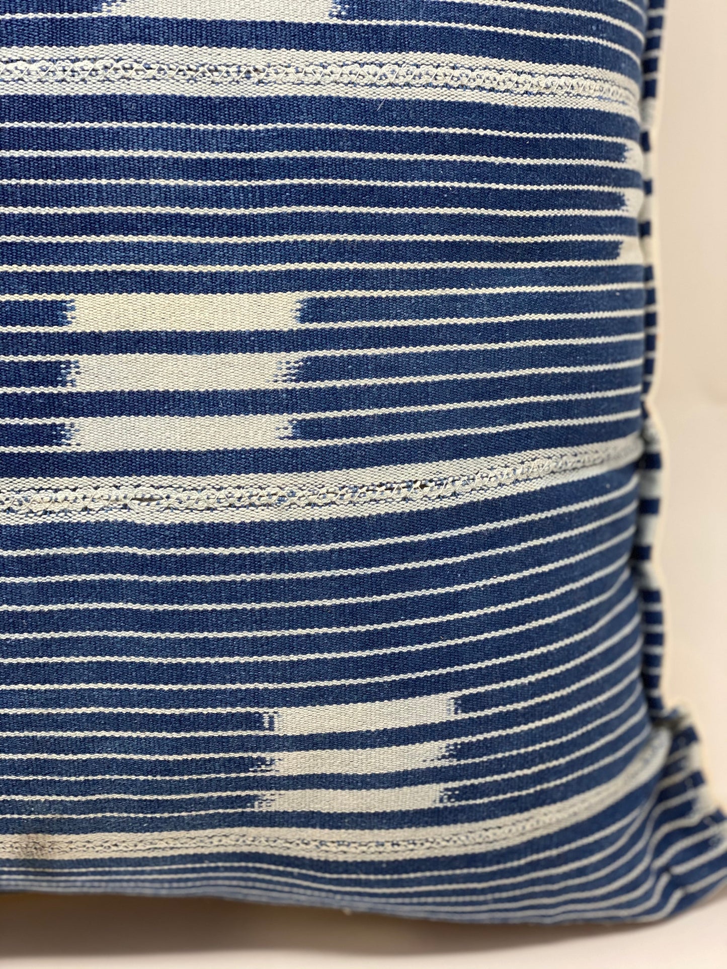 Indigo/Baule Cloth Cushions 50x50cm