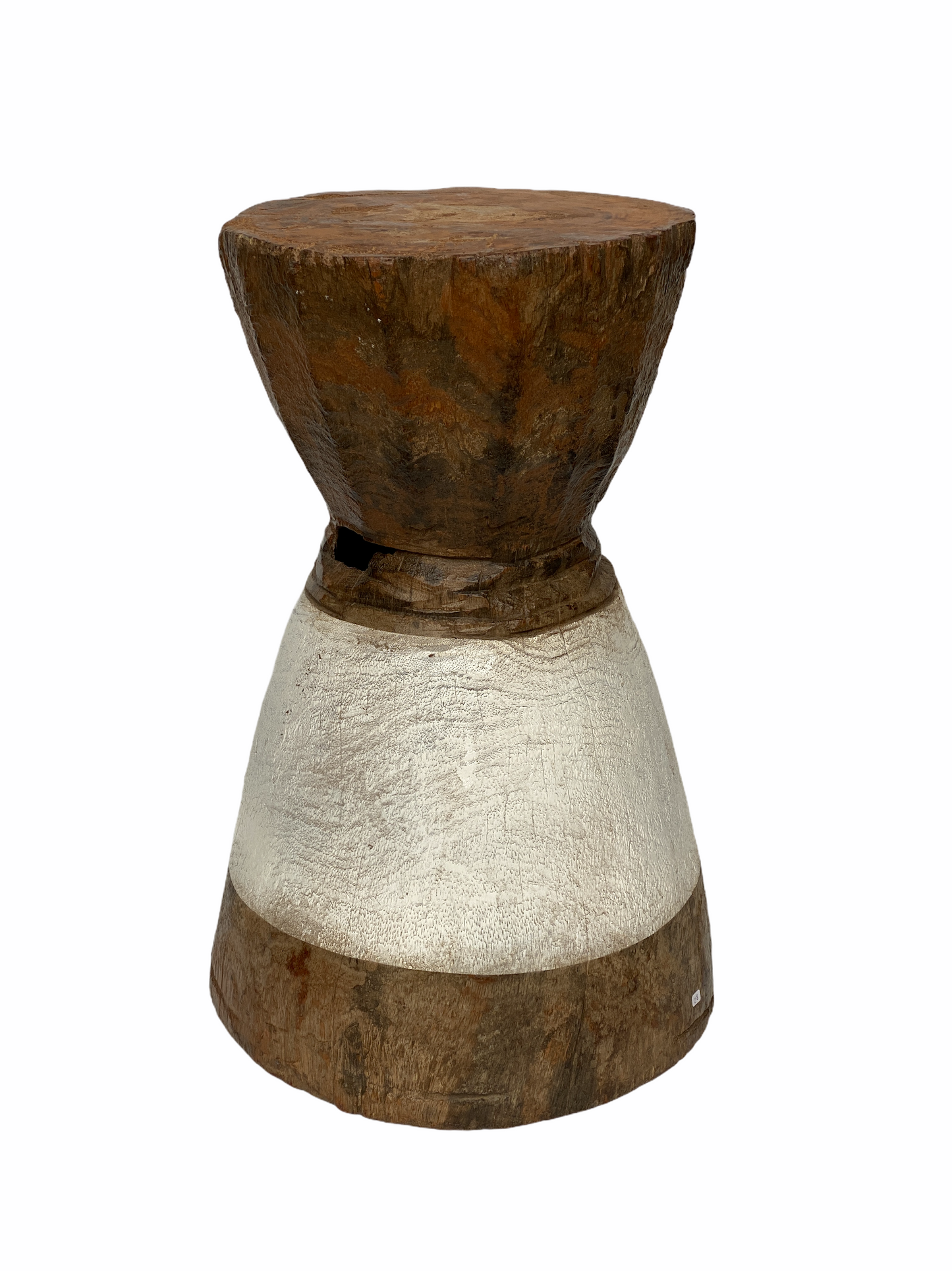 Lozi Grain Stomper Stool/Side Table - Zambia