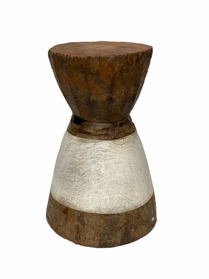 Lozi Grain Stomper Stool/Side Table - Zambia
