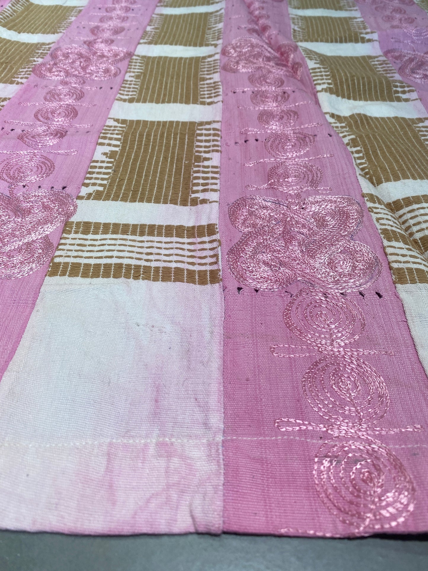 Aso Oke cloth throw - 175x140cm (106.1)