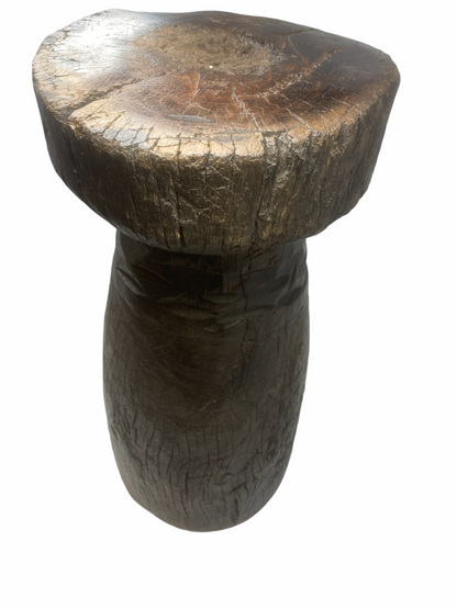 Lozi Grain Stomper (2) Stool/Side Table - Zambia