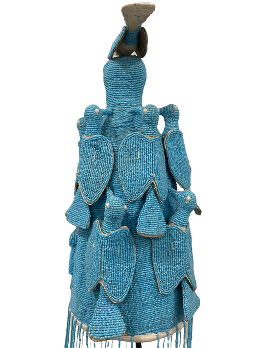 Yoruba Royal Crown - blue (23.1)