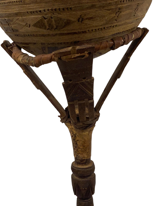 Vintage Tuareg Bowl Stand - (27.1)