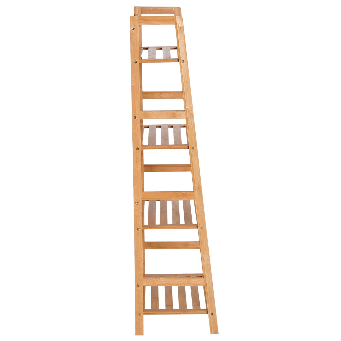 Four-Tier Bamboo Shelving Unit