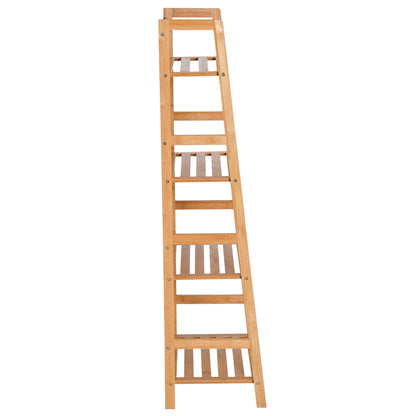 Four-Tier Bamboo Shelving Unit