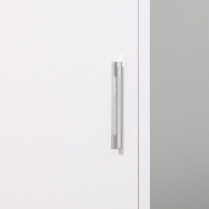 kleankin Tall Mirrored Bathroom Cabinet