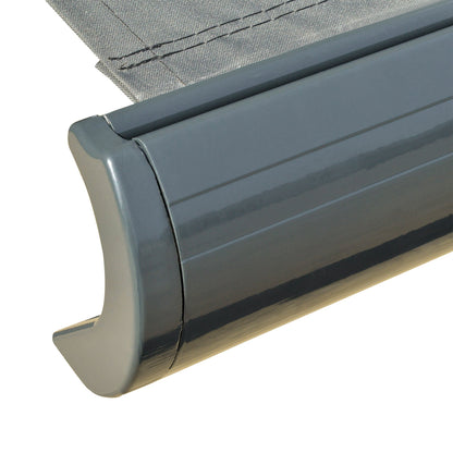 Cassette Electric Manual Awning Door Window Retractable Canopy w/ R/C & LED 300W x 0-250D cm