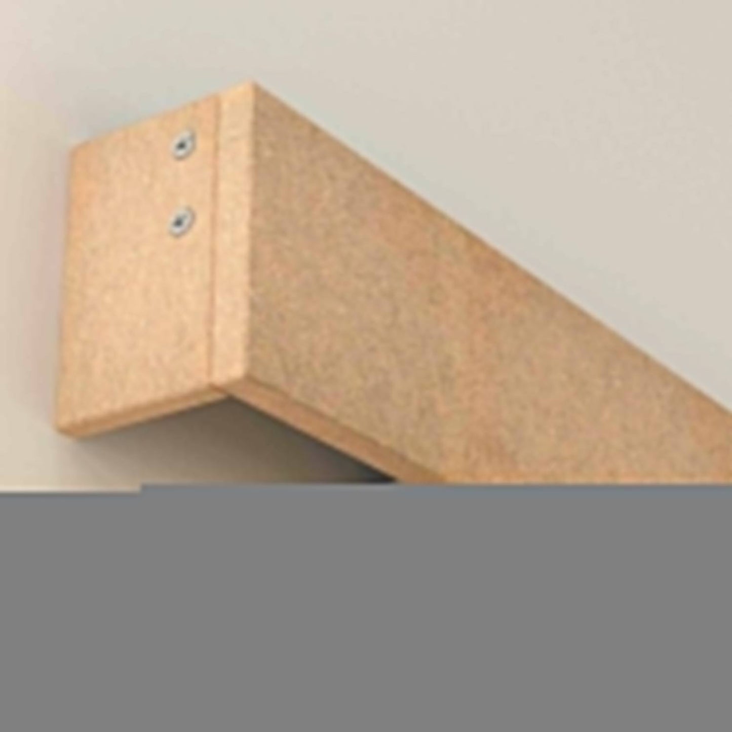 6.5FT Medium-density fibreboard Sliding Barn Door Track Kit Wood Tone