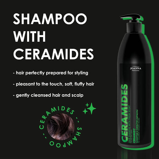 Joanna Professional Ceramides Shampoo with Fresh Scents