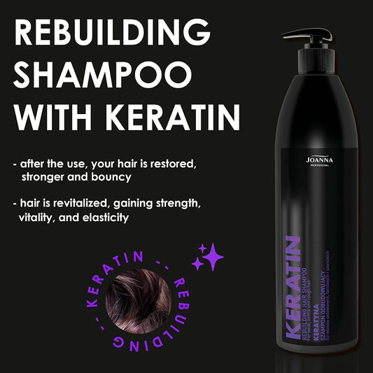 Joanna Professional Keratin Rebuilding Shampoo for Weak & Brittle Hair