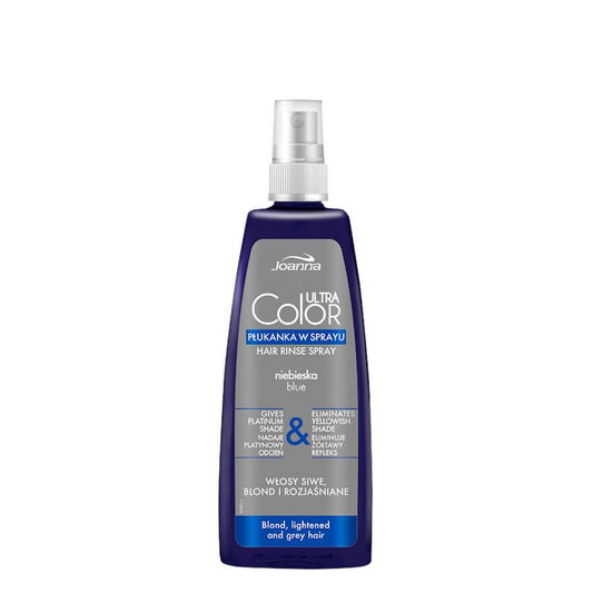 Joanna Ultra Color Blue Hair Rinse Spray Eliminate Yellow Shade
