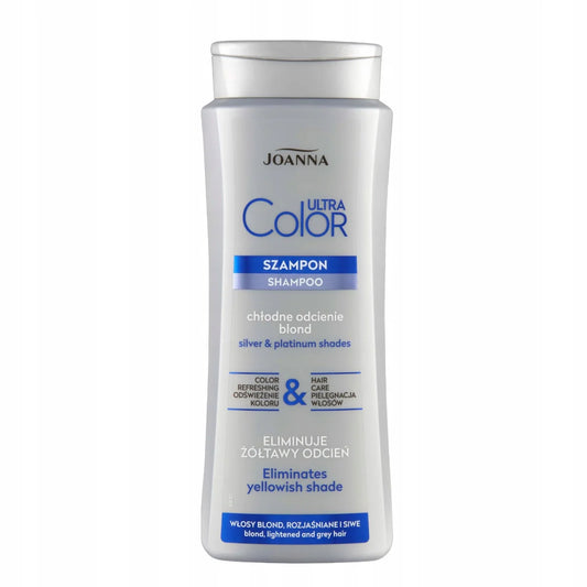 Joanna Ultra Color Silver Platinum Shampoo Eliminate Yellow Shade