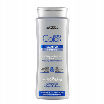 Joanna Ultra Color Silver Platinum Shampoo Eliminate Yellow Shade