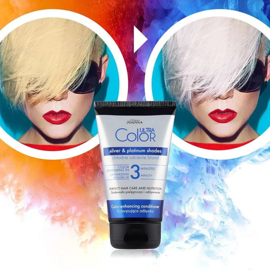 Joanna Ultra Color Silver Platinium Colouring Conditioner