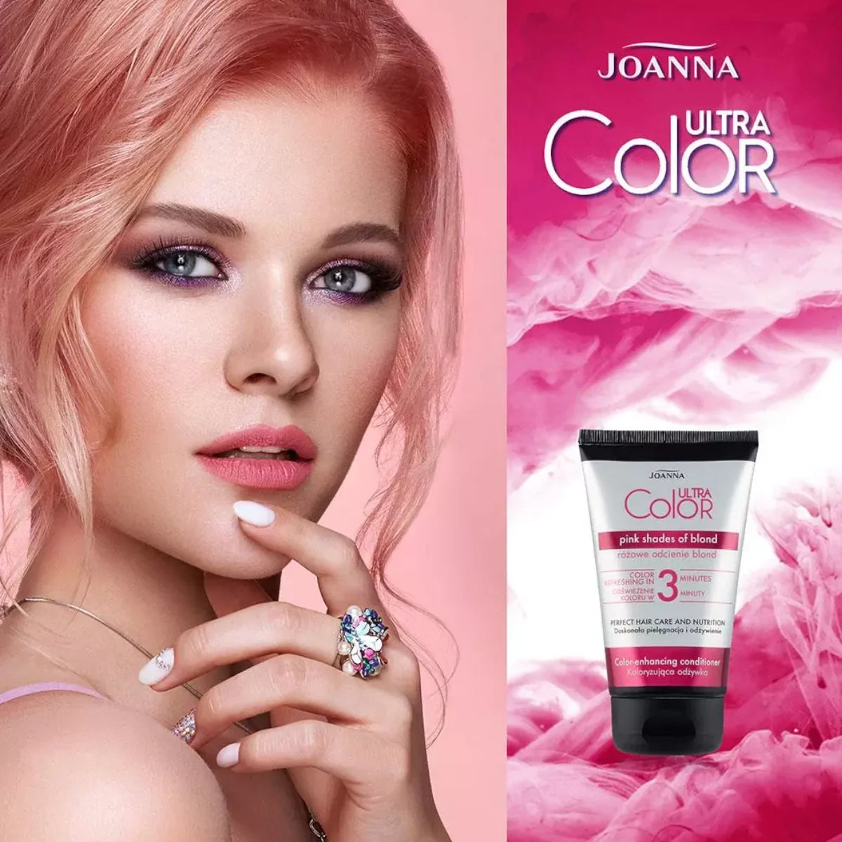 Joanna Ultra Color Pink Colouring Conditioner