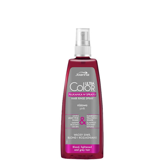 Joanna Ultra Color Pink Hair Rinse Spray Eliminate Yellow Shade