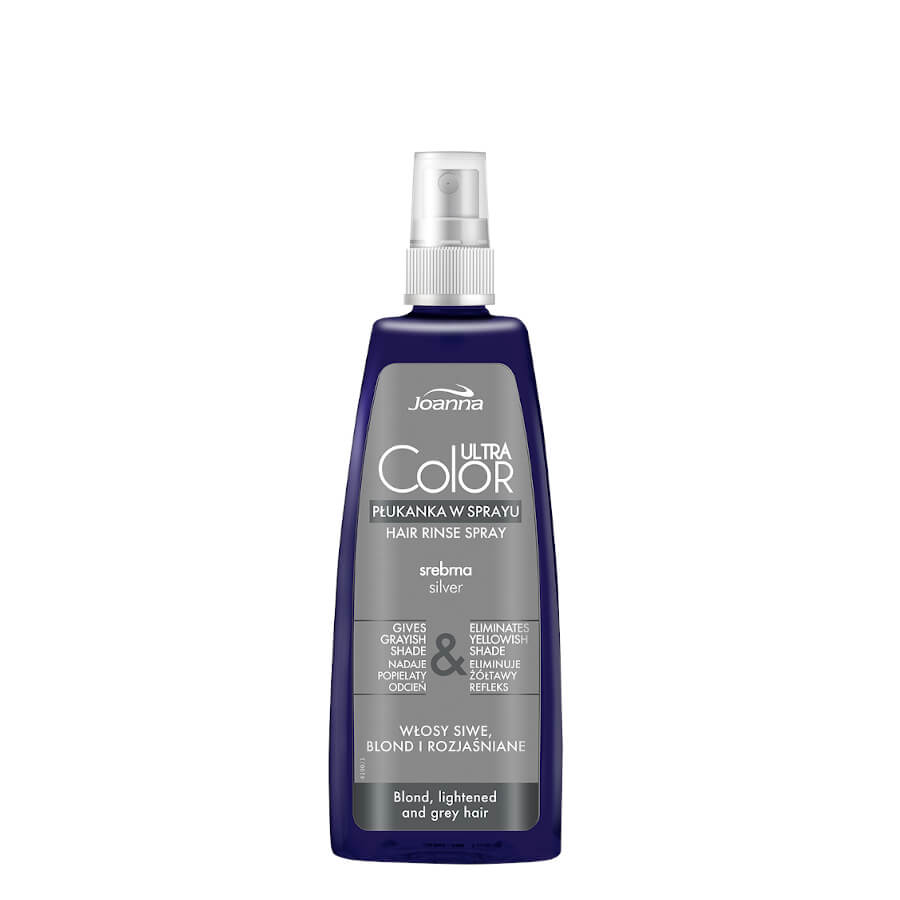 Joanna Ultra Color Silver Hair Rinse Spray Eliminate Yellow Shade