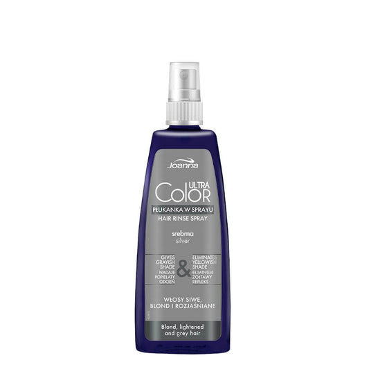Joanna Ultra Color Silver Hair Rinse Spray Eliminate Yellow Shade