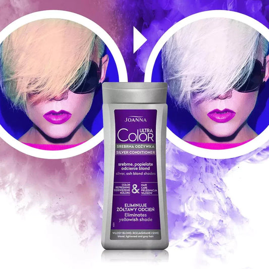 Joanna Ultra Color Silver Conditioner Eliminate Yellow Shade