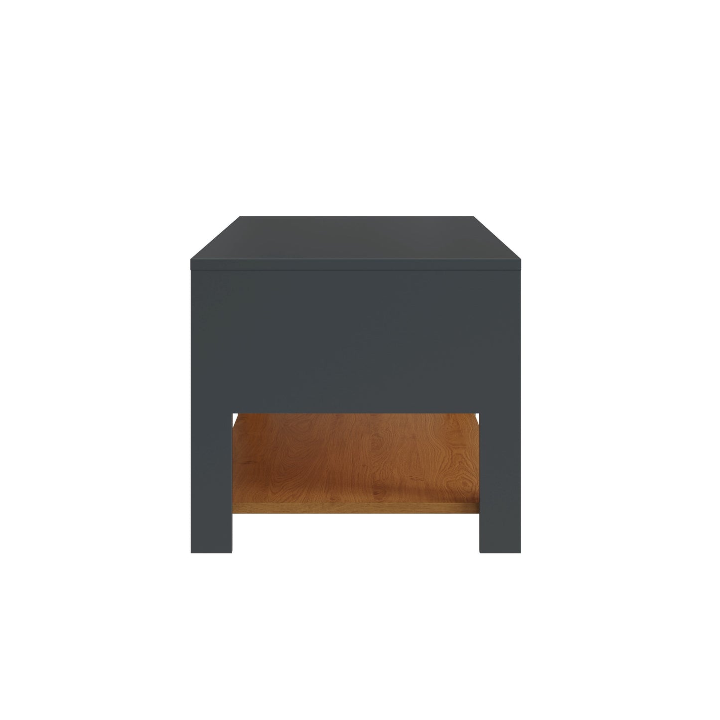 Leon Coffee Table Grey 1 Shelf