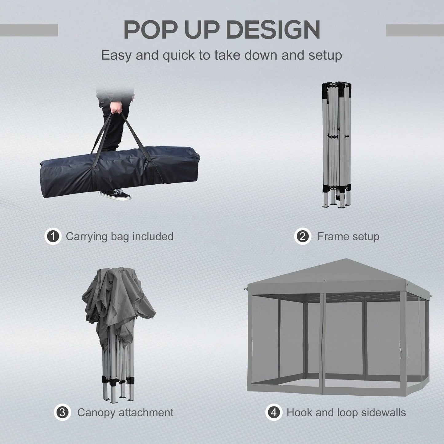 3 x 3 m Pop Up Gazebo