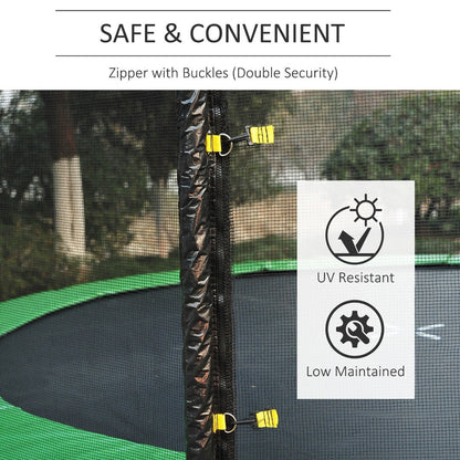 10Ft Trampoline Net Replacement Enclosure Black