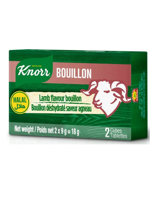 KNORR Lamb Flavour Bouillon Halal 18g