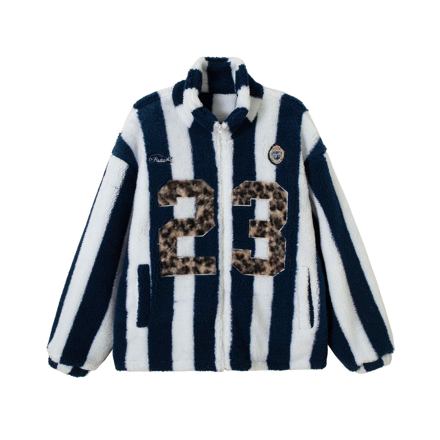 Lamb Wool Coat – Retro Plaid