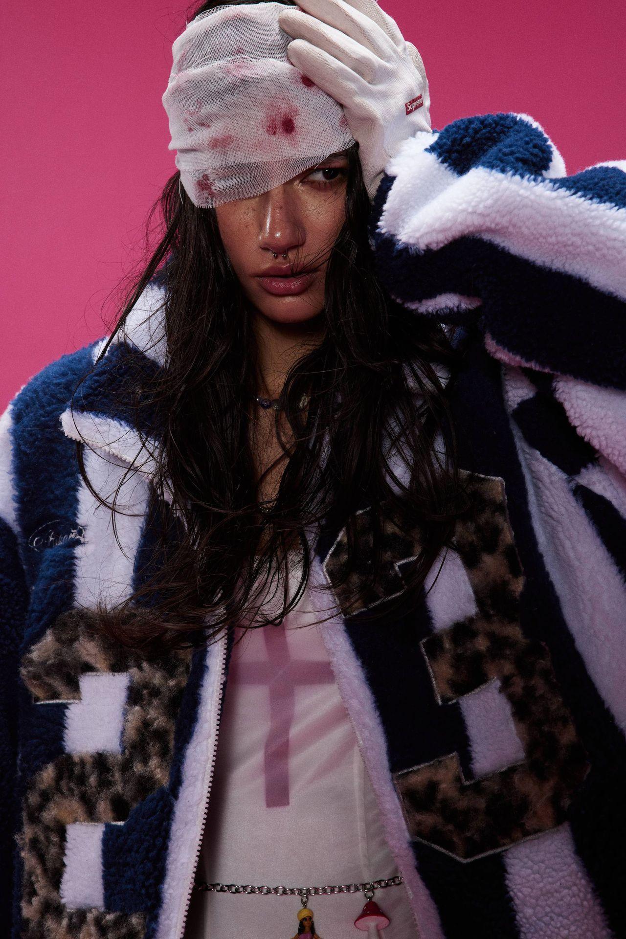 Lamb Wool Coat – Retro Plaid