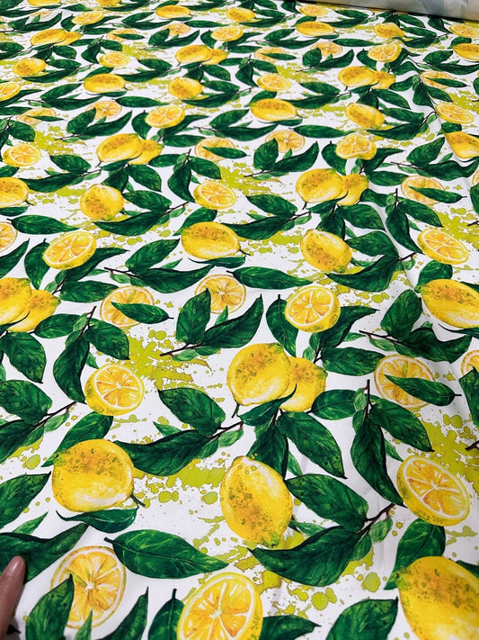 Lemon Pattern Fabric
