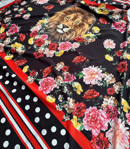 Floral Print Fabric – Custom Printed Fabric, Choose Material by Metre