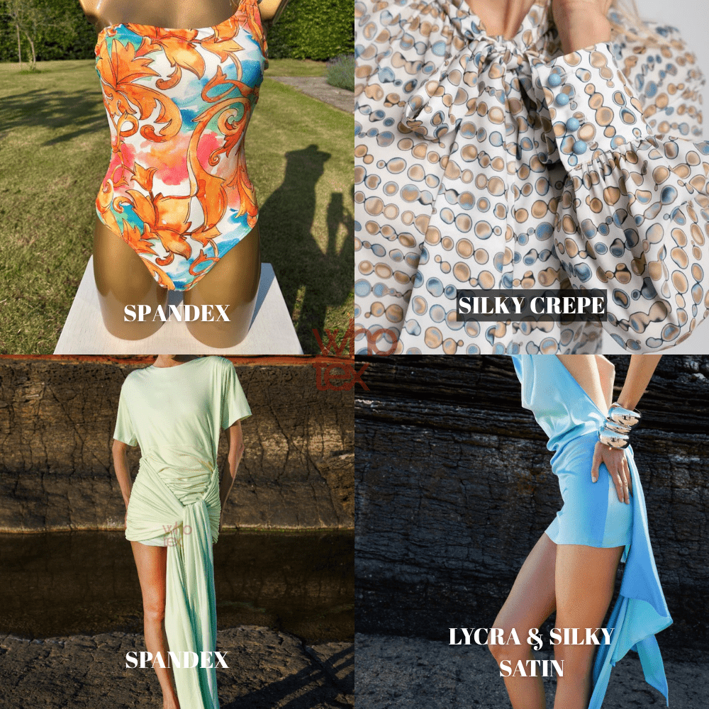Leopard and Tropical Pattern Fabric