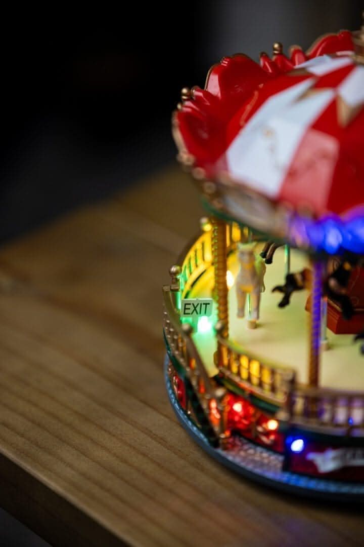 Led Carousel Christmas Scene