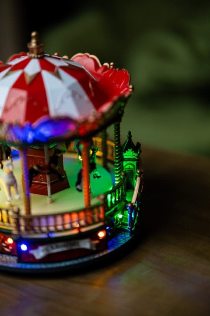 Led Carousel Christmas Scene