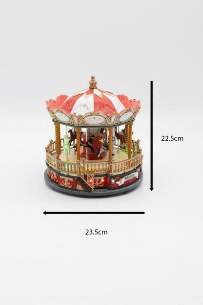 Led Carousel Christmas Scene