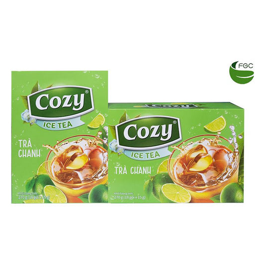 COZY Lime Ice Tea Tra Chanh 240g